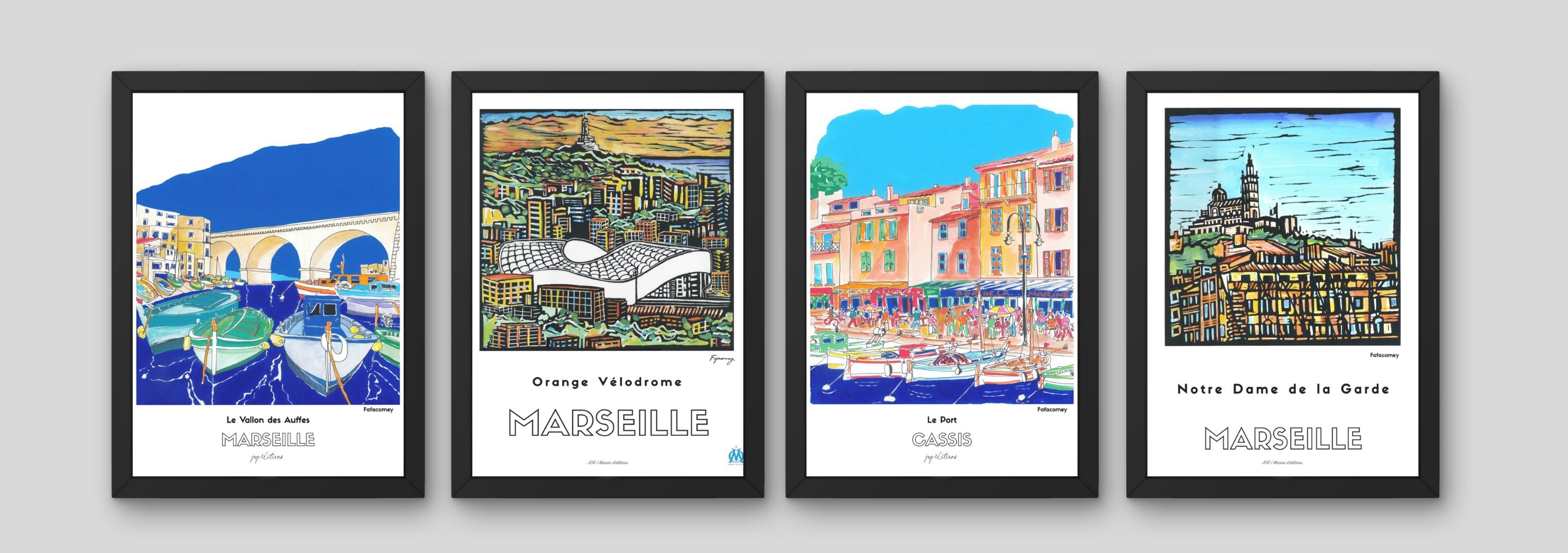 Affiches de Marseille de FafaComey par JOG | Maison d'éditions