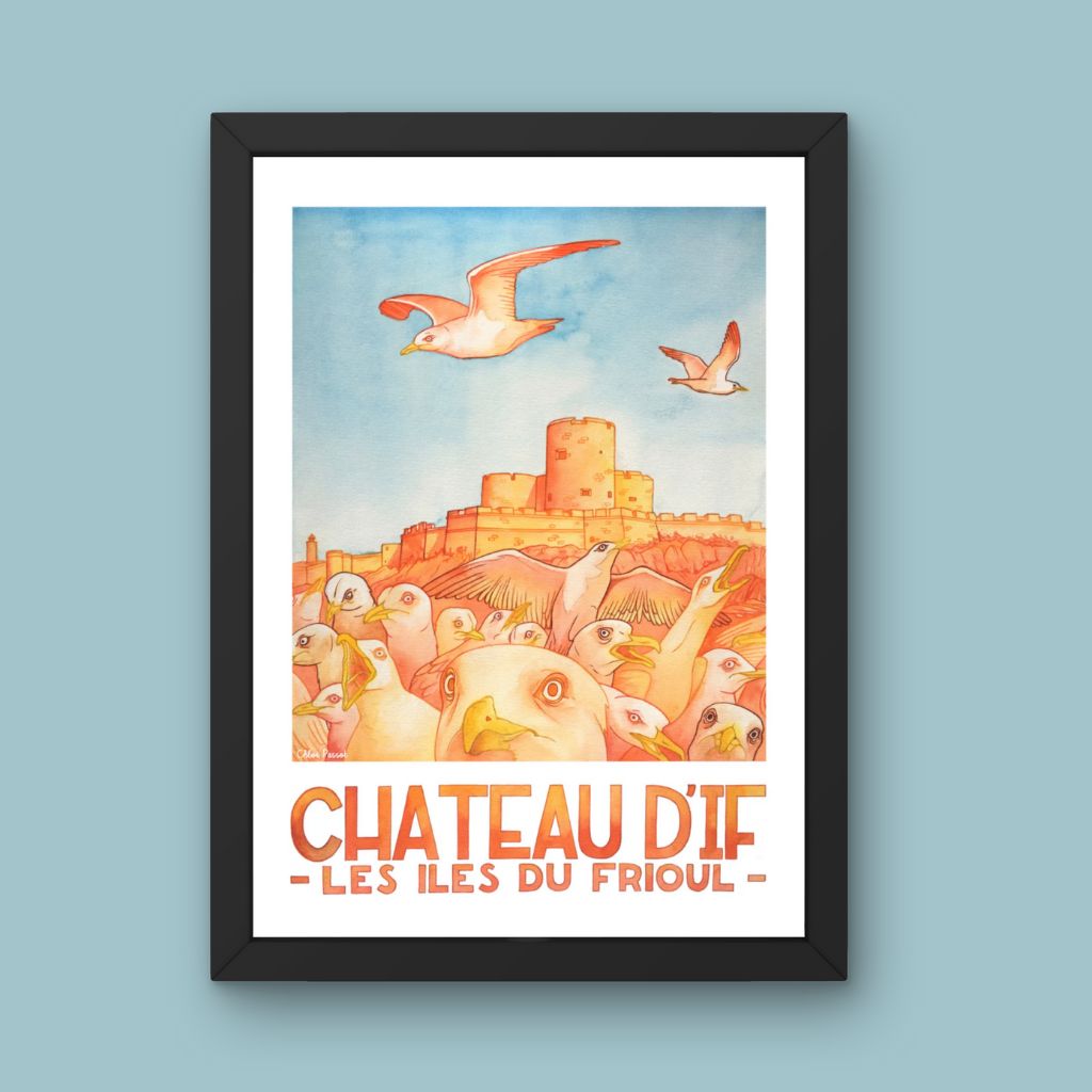 Affiche - Château d'If - Chloé Passot