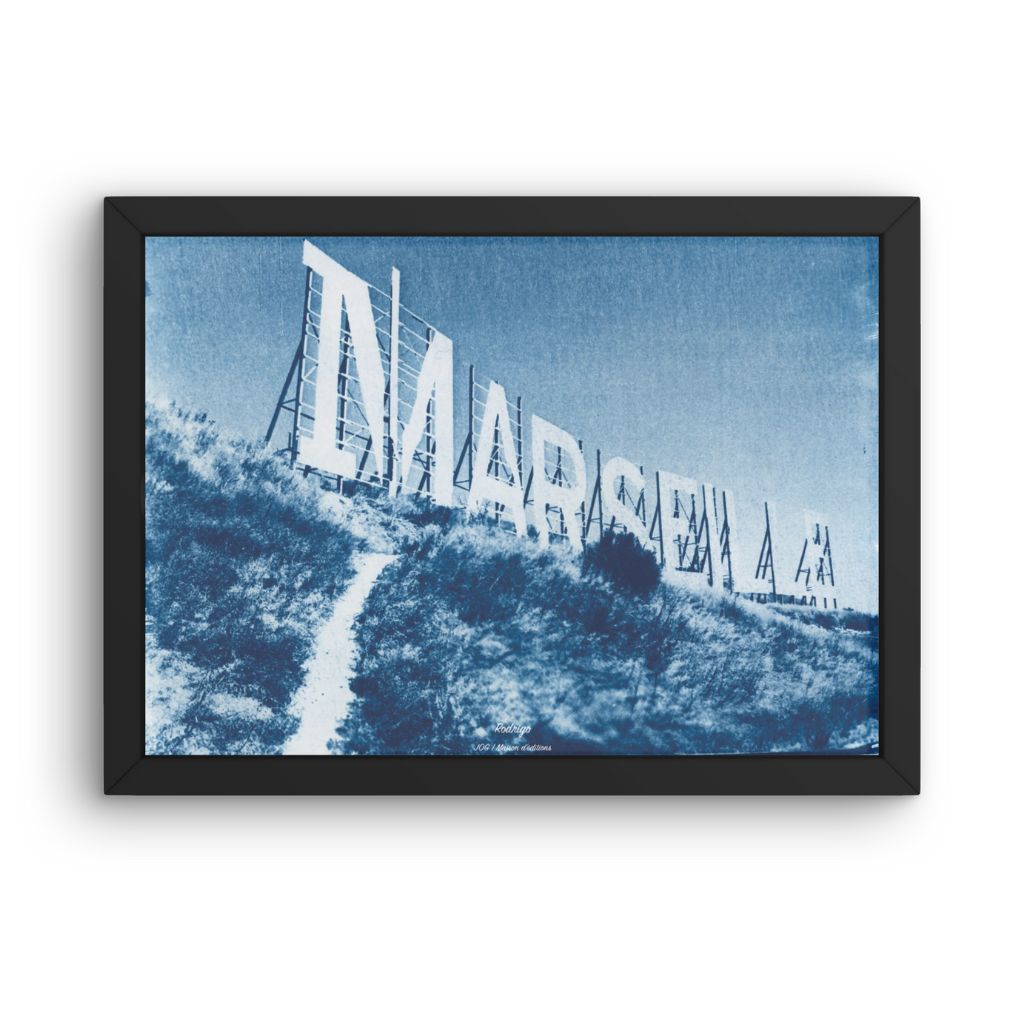 Affiche Marseile - Cyanotype - Rodrigo