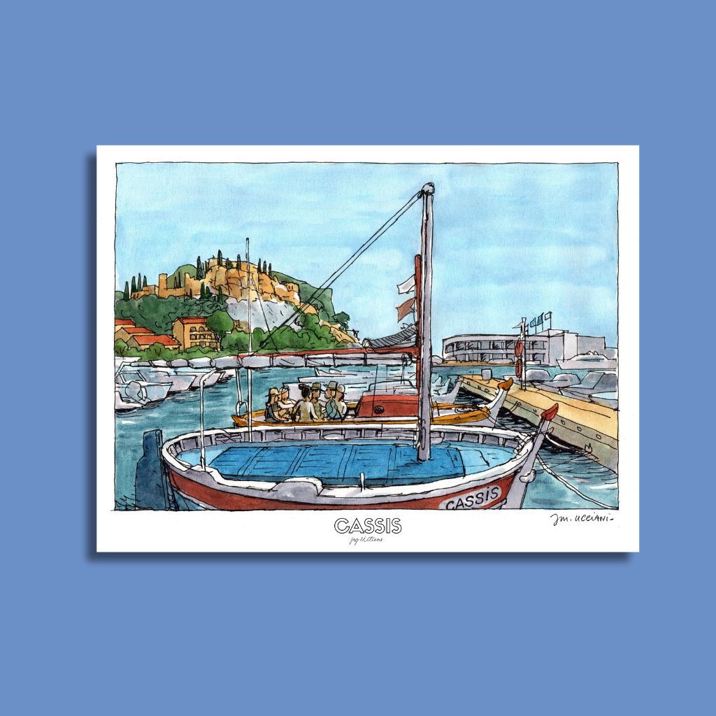 Affiche - Port de Cassis - JM Ucciani