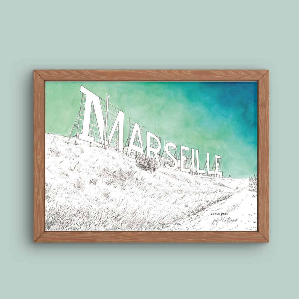 Affiche - Marseille - Marie Poli