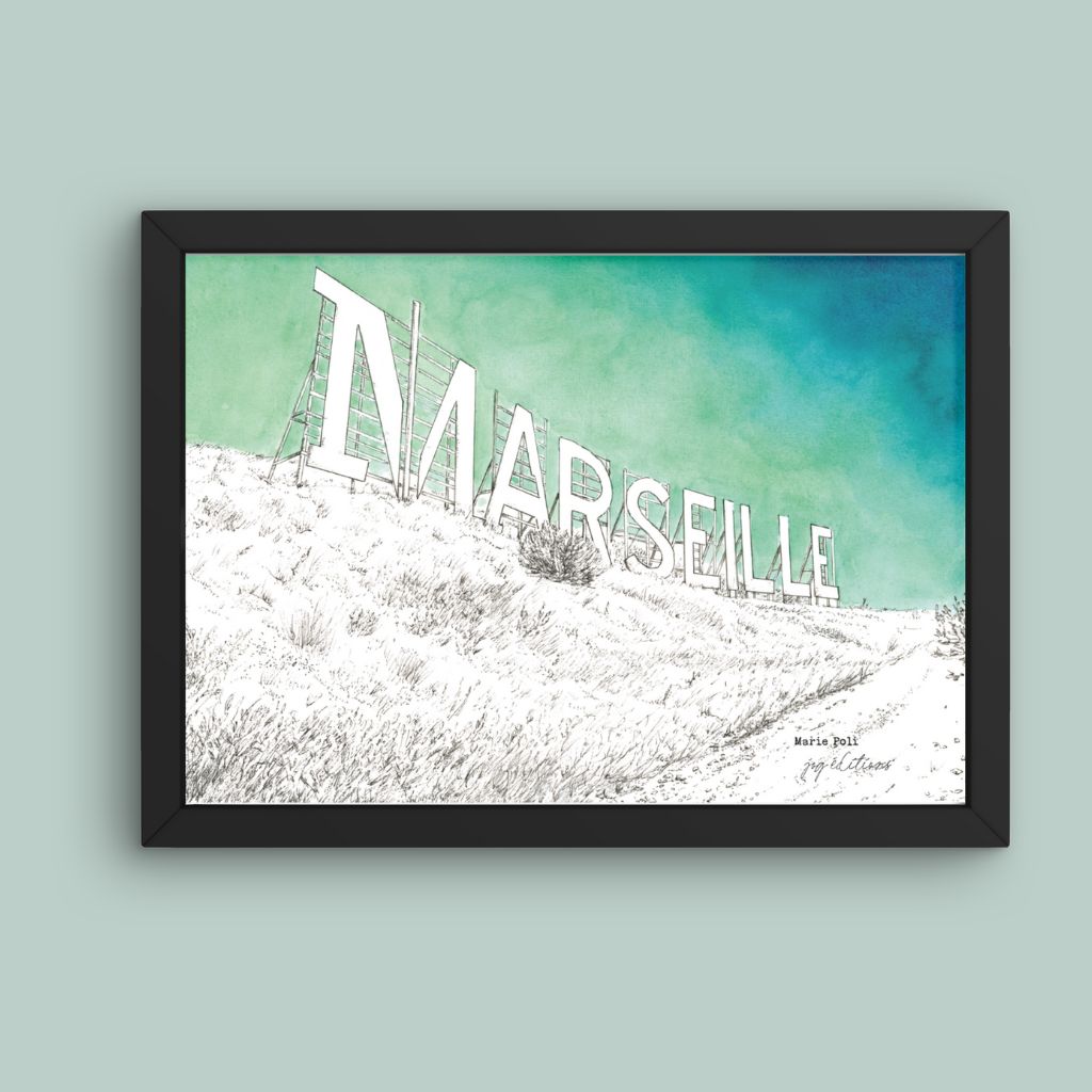 Affiche - Marseille - Marie Poli